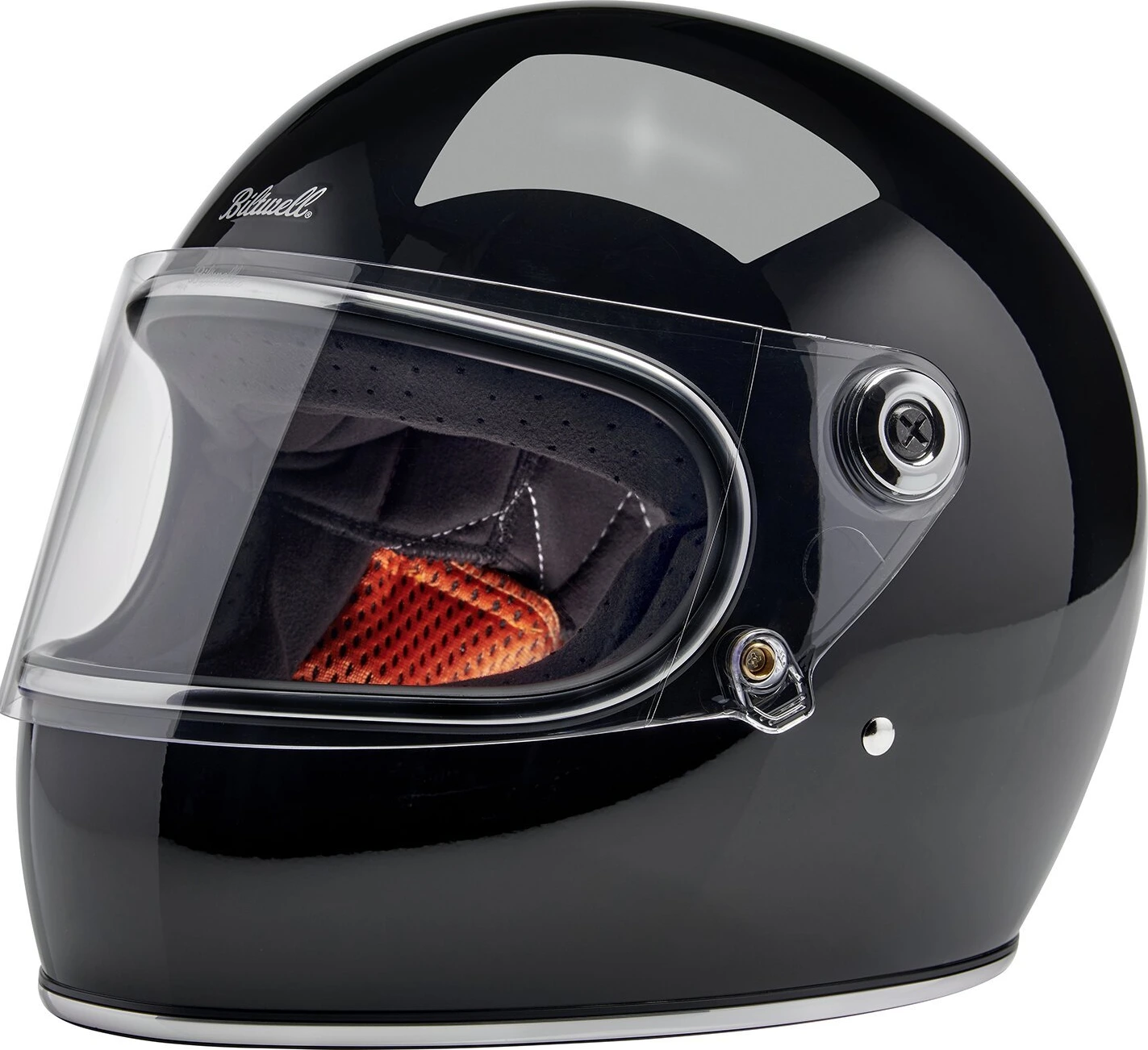 Biltwell Gringo S helmet, Black, XS, Gloss