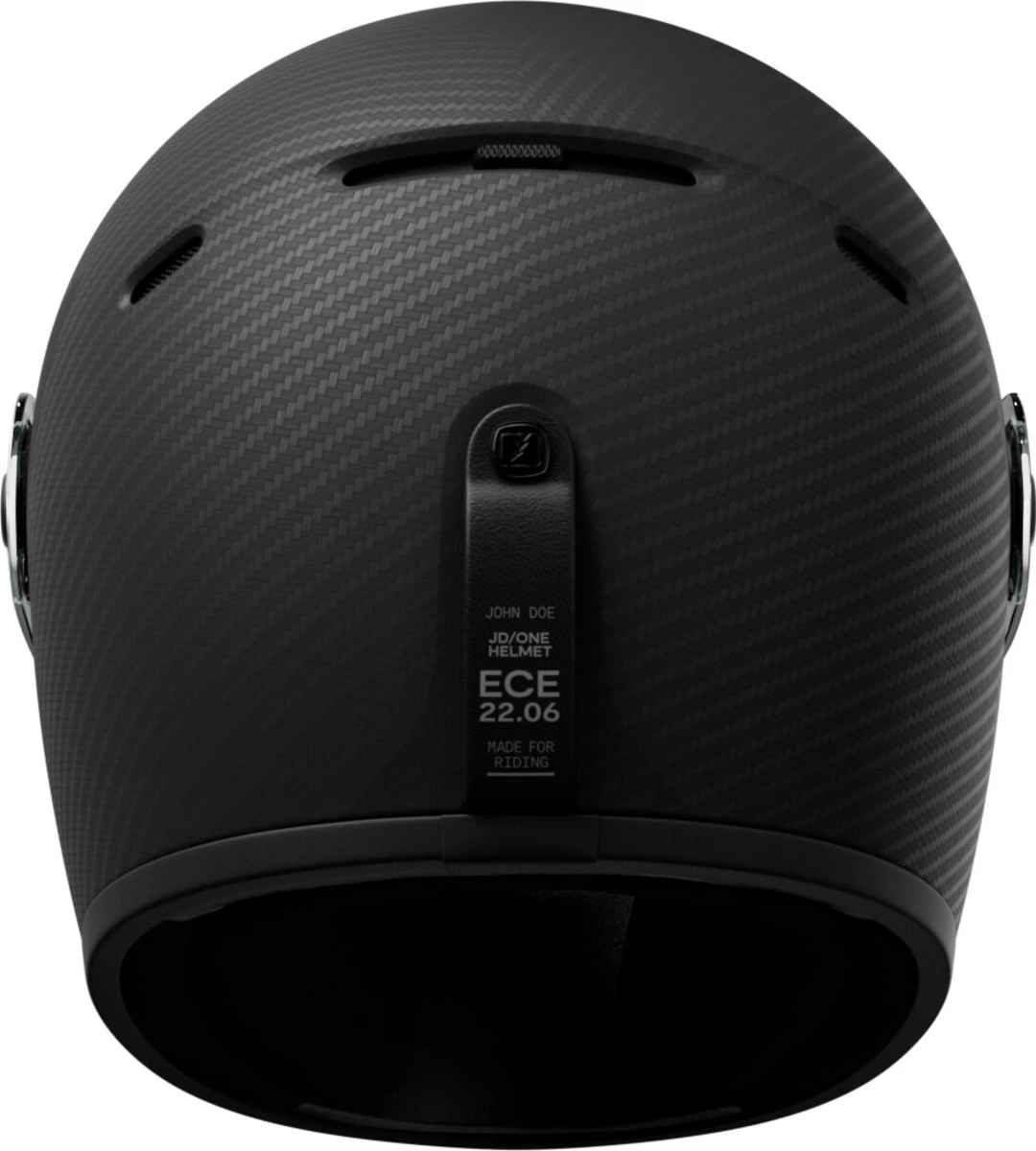 John Doe JD/ONE Signature Frozen helmet, Black, carbon, S, Matte