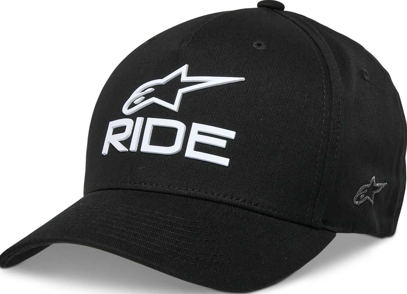 HAT CRV BILL RIDE SONIC BLACK/WHITE S/M