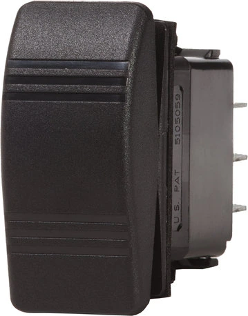 Blue Sea Water resistant Contura III Switches Black