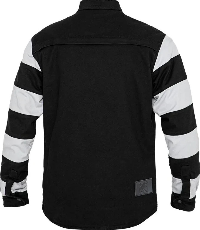 MOTOSHIRT PRISON BLACK/WHITE 5XL