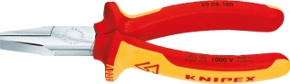 Knipex flat nose pliers 160 mm VDE