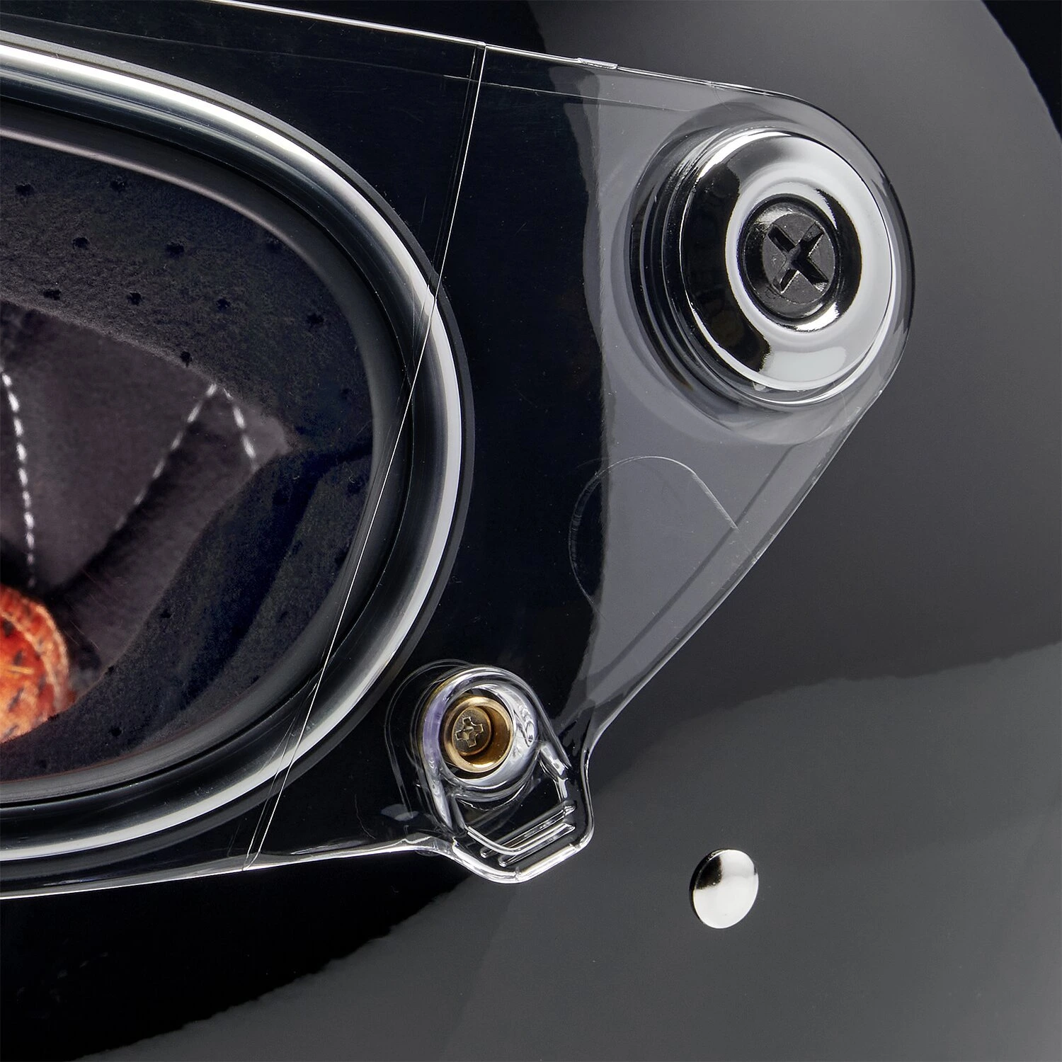 Biltwell Gringo S helmet, Black, XS, Gloss