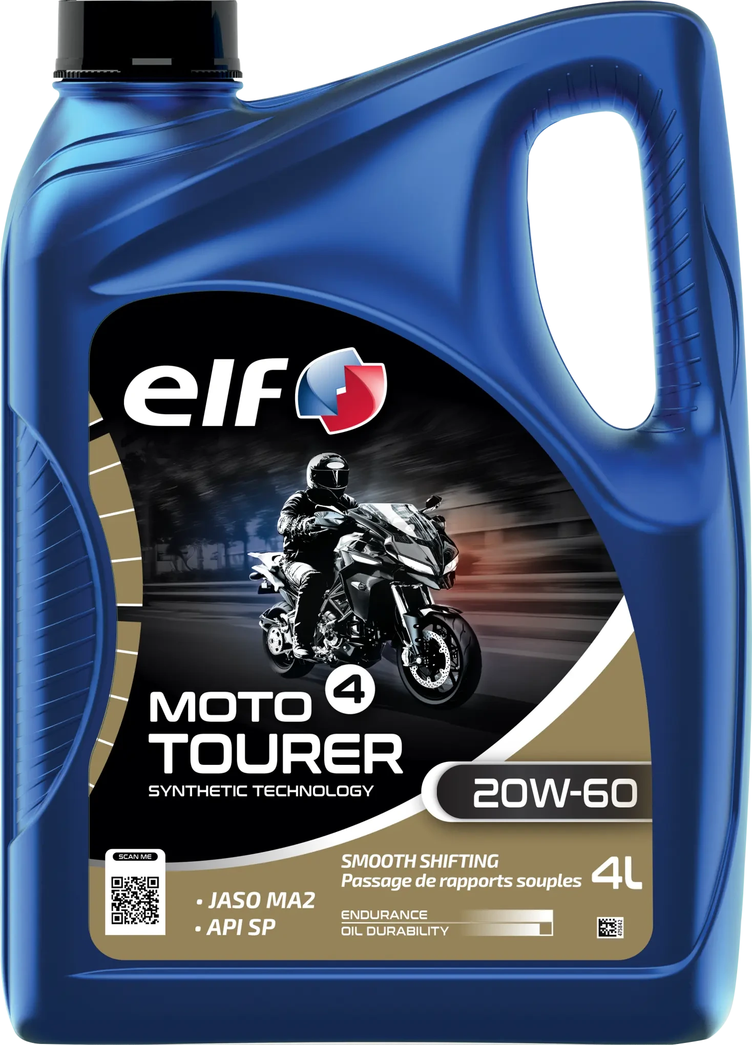 EĻĻA MOTO 4 TOURER 20W-60 SYN TECH 4L