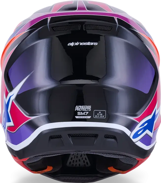 HELMET SM7 FUSE BLU/PU/PINK XS