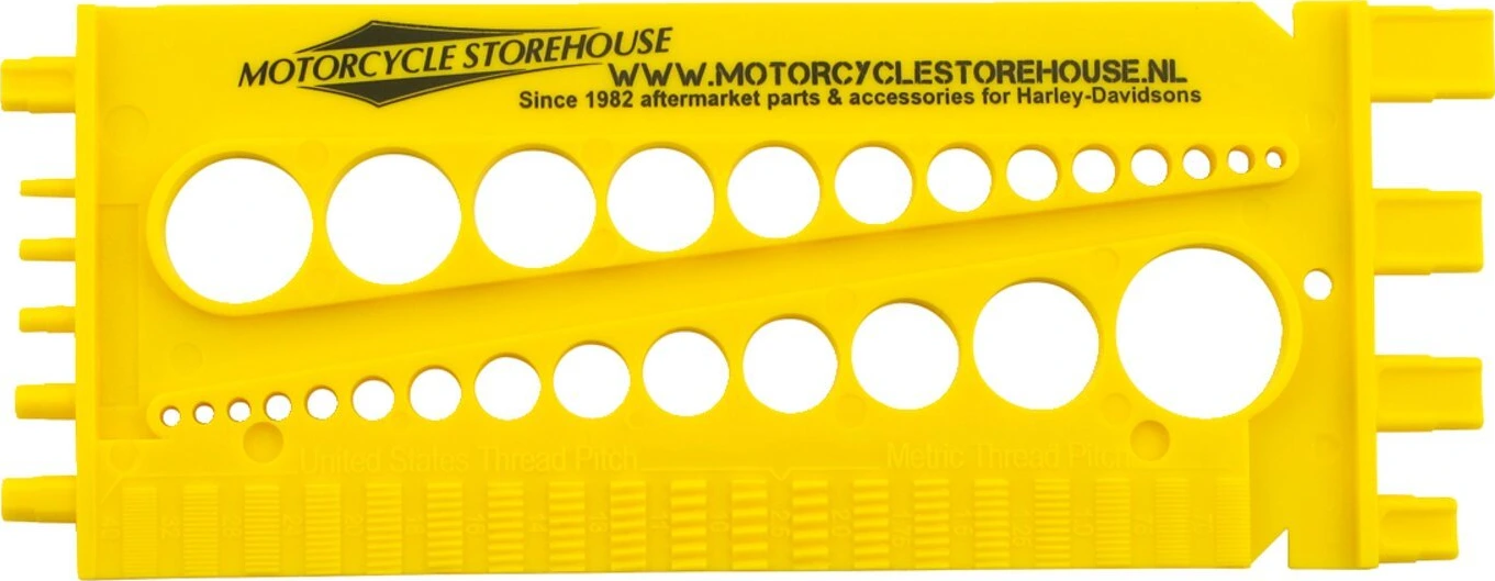 Motorcycle storehouse, 'Size it' skrūvju un uzgriežņu mērinstruments