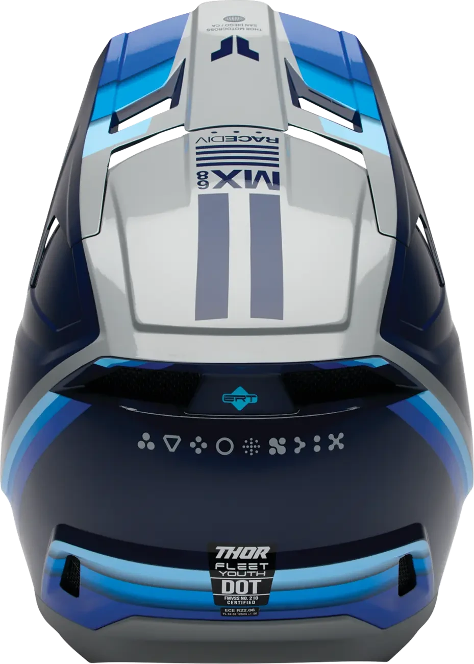 HELMET FLEET YTH DEFY BL/GY S