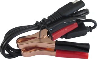 Battery Tender, laadimiskaabel alligaatoriklambritega
