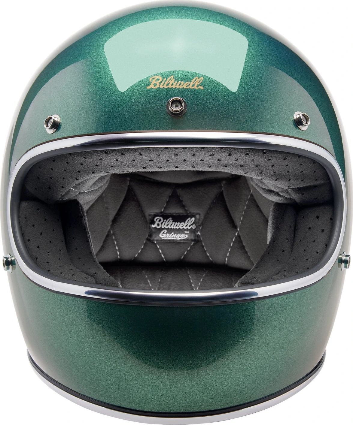 Biltwell Gringo helmet, metallic catalina Green, S, Metallic