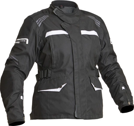Lindstrands Textile Jacket Granberg Women Black/white 34
