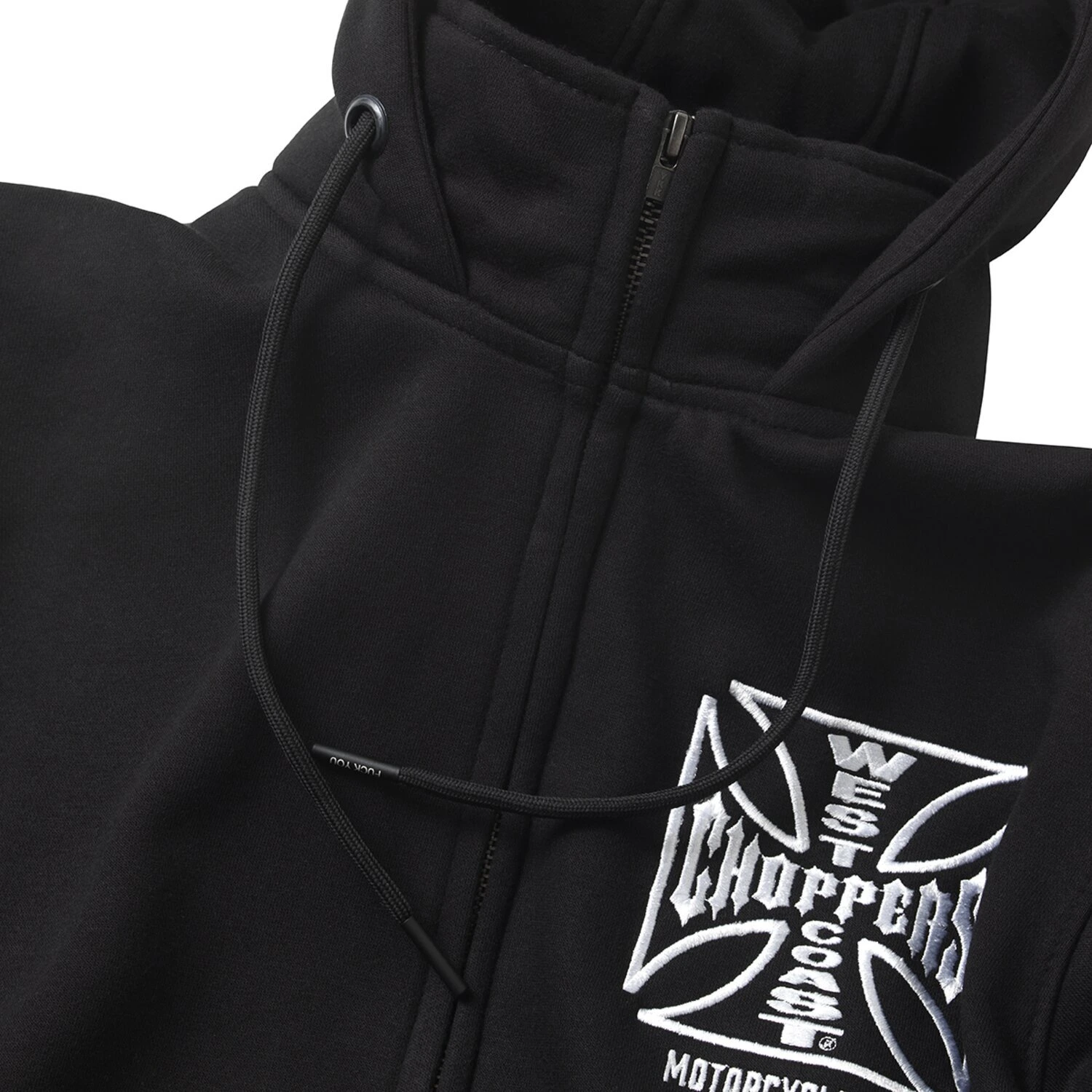 WCC OG ATX zip hoodie, Black, S