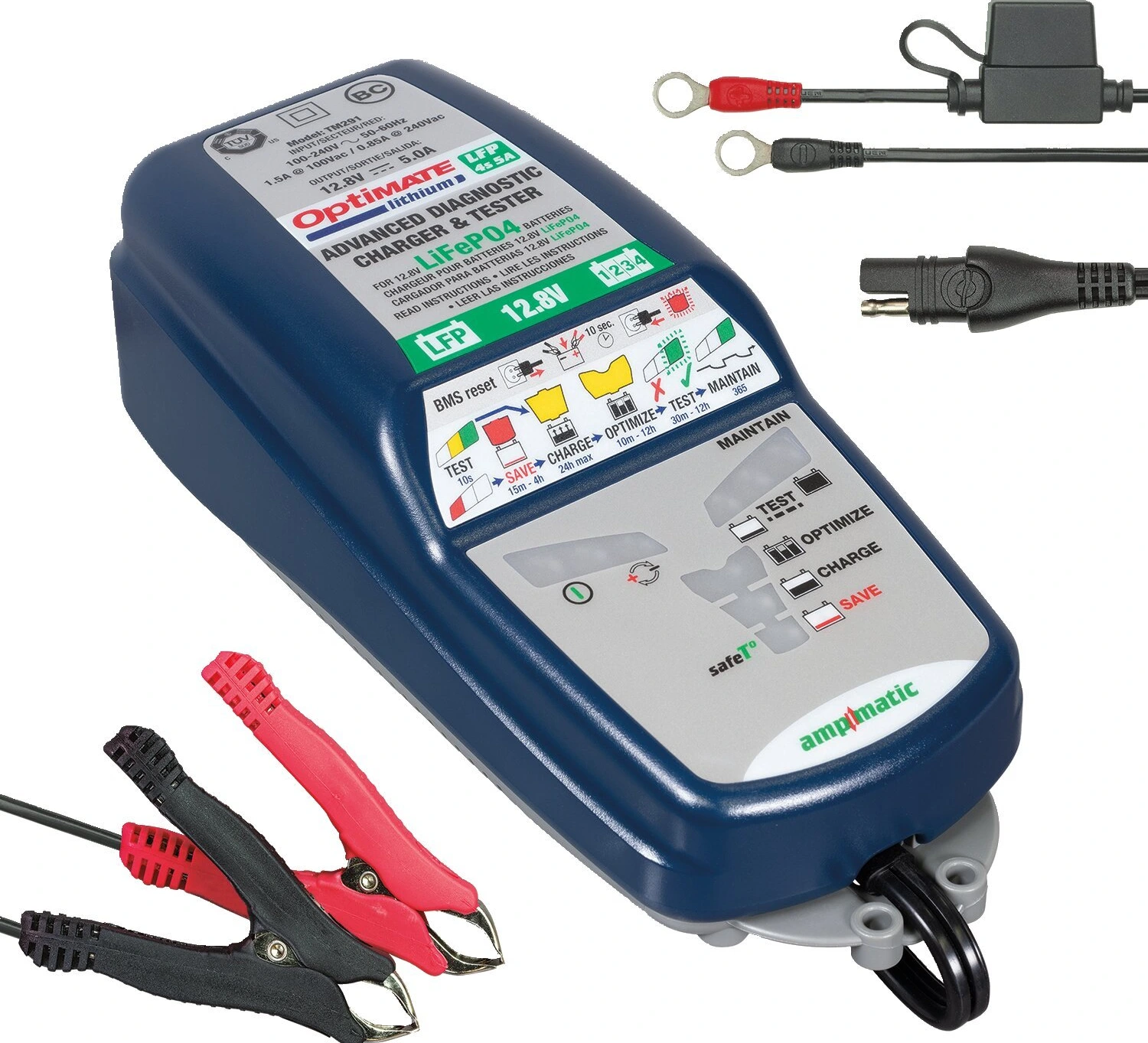 Tecmate OptiMATE, Lithium 4S 6A battery charger