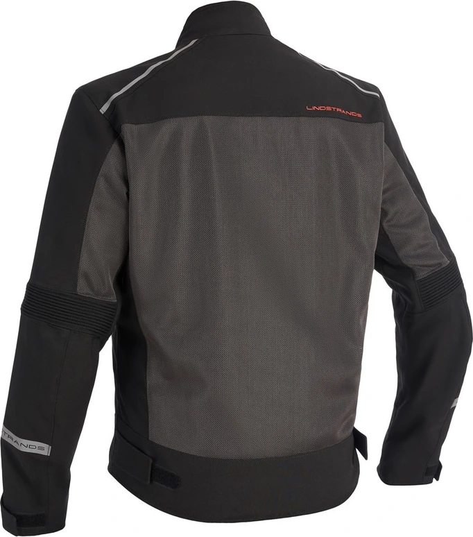Lindstrands Textile Jacket Delsbo Black Grey, 46