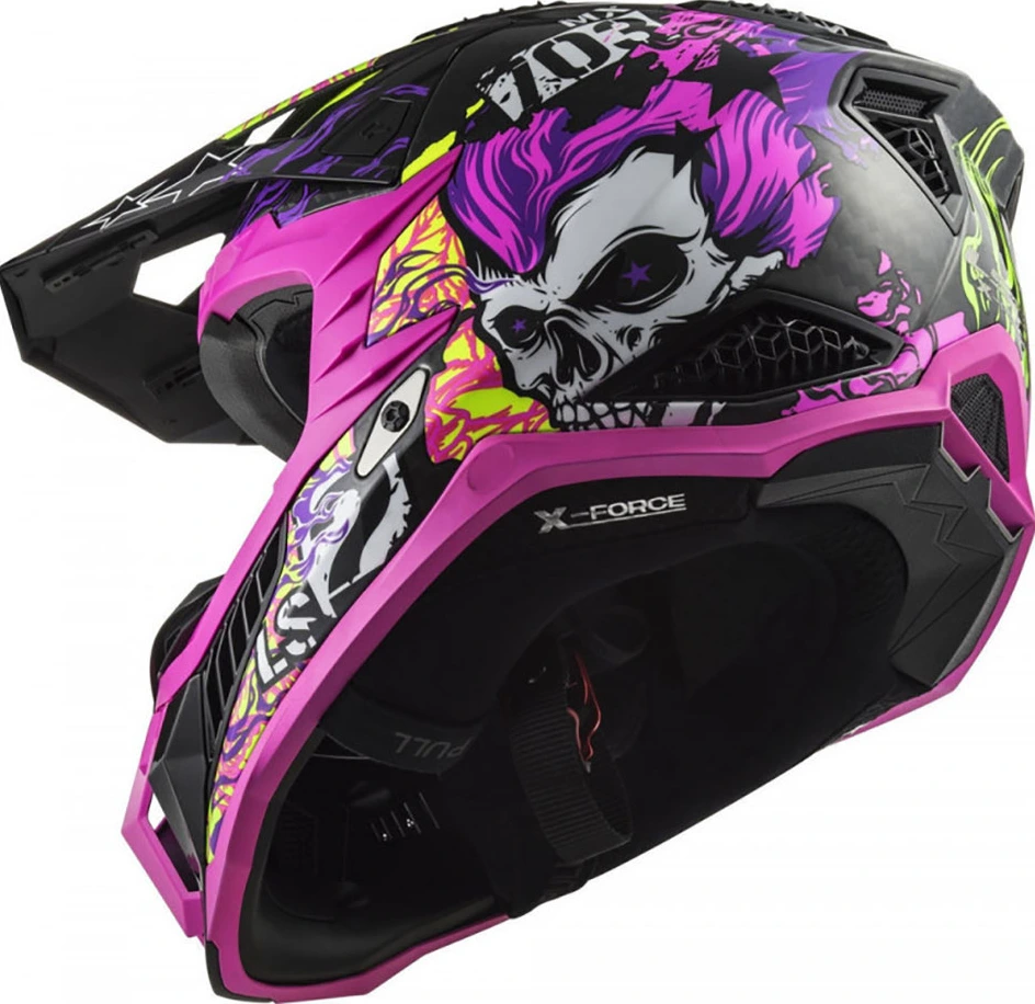 LS2 MX703 C X-FORCE FIRESKULL helmet