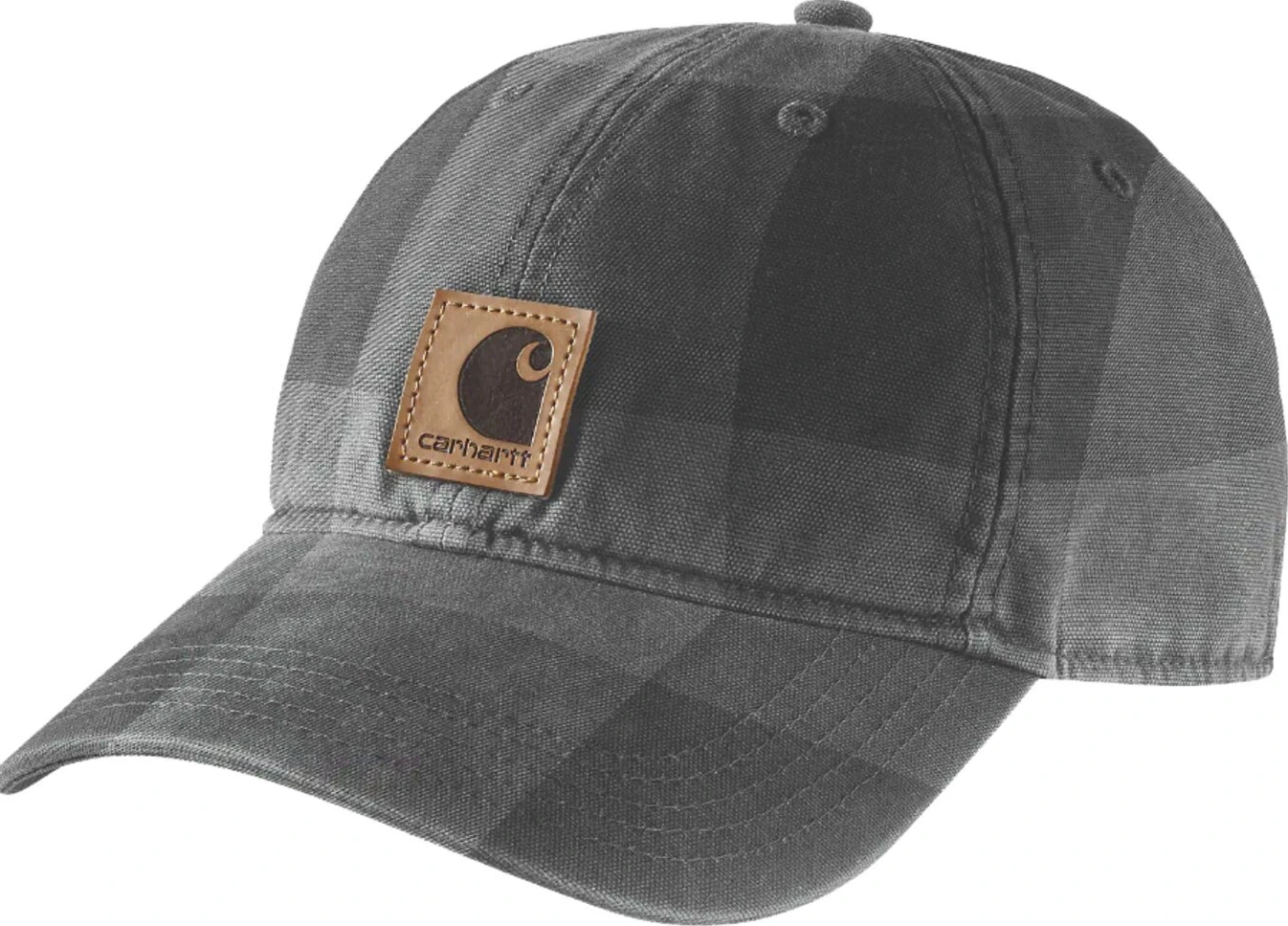 Carhartt Flannel cap gravel, Gray