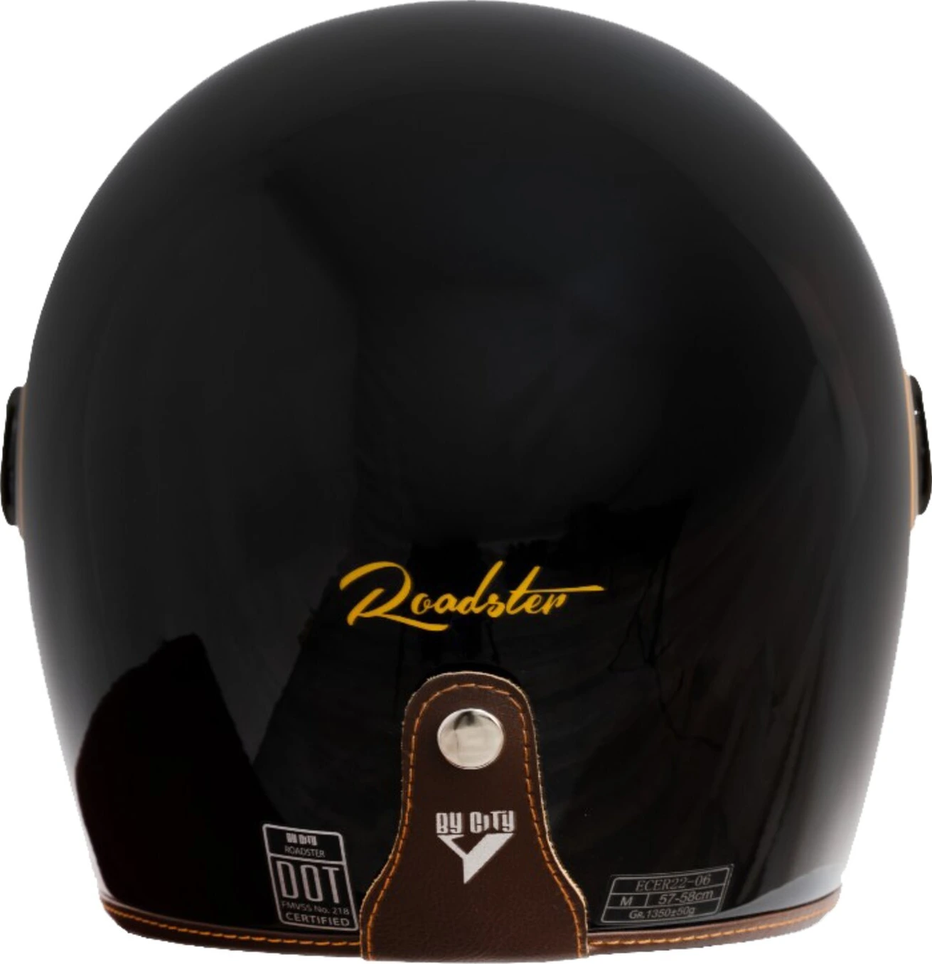 By City Roadster III Fusion helmet, Black, orange, M, Gloss