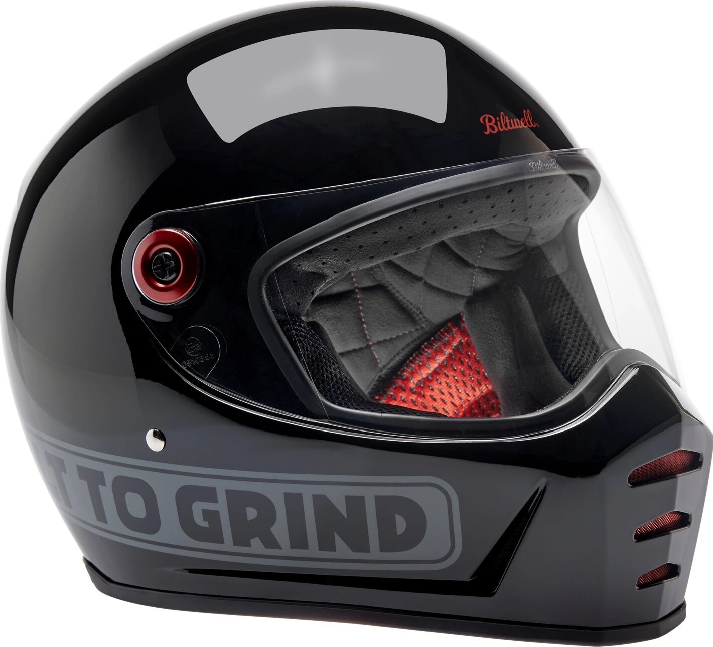 Biltwell Lane Splitter Independent collab helmet, Gray, XS, Gloss