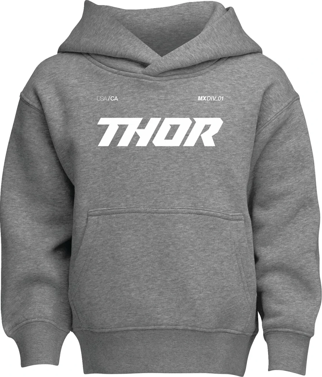 HOODIE YOUTH BRAVE HTR GRAY XL