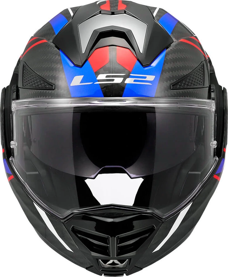 LS2 FF901 ADVANT X CARBON FUTURE II Helmet - XL, White Blue