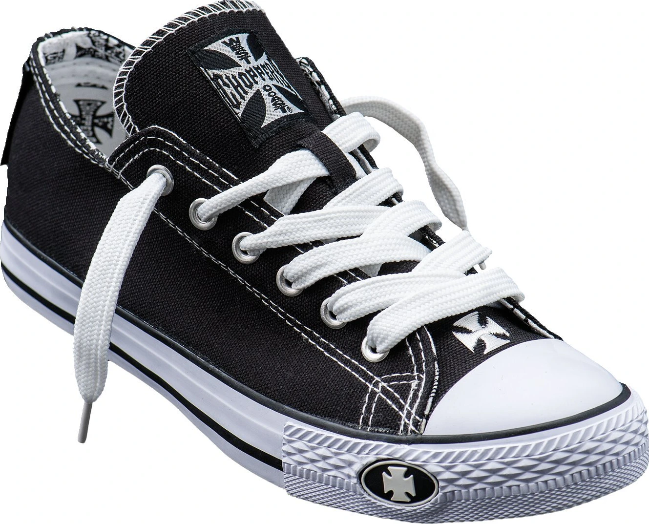 WCC Warrior low tops shoes, Black, 36