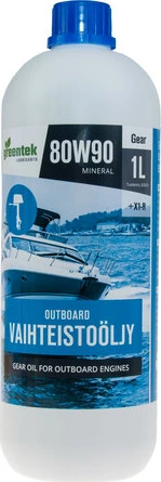 Greentek Outboard 80W90 1L трансмиссионное масло для подвесных моторов (12)