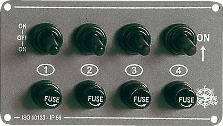 4 switches panel