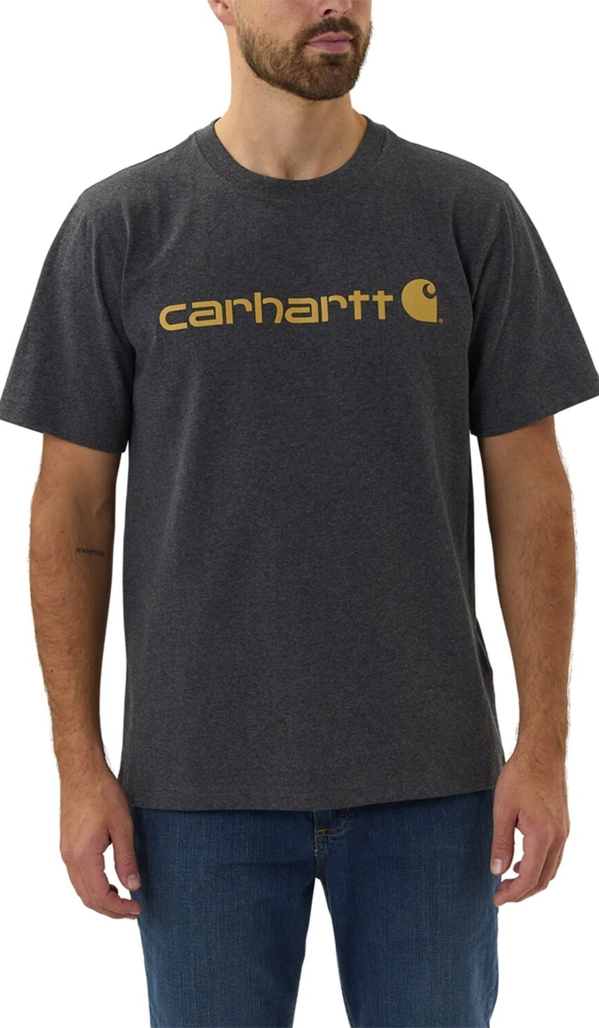 Carhartt Core Logo t-shirt, carbon heather, 2XL