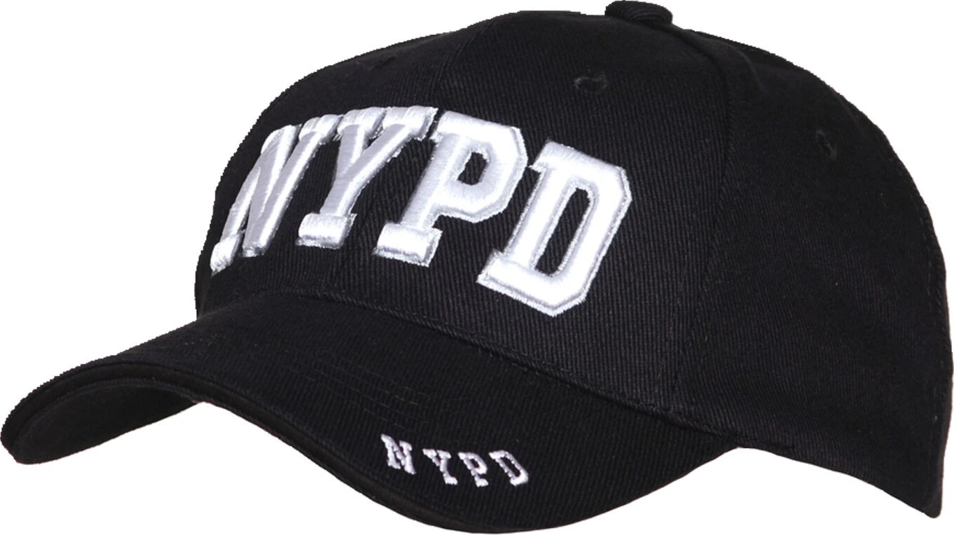 Baseball cap NYPD, Black