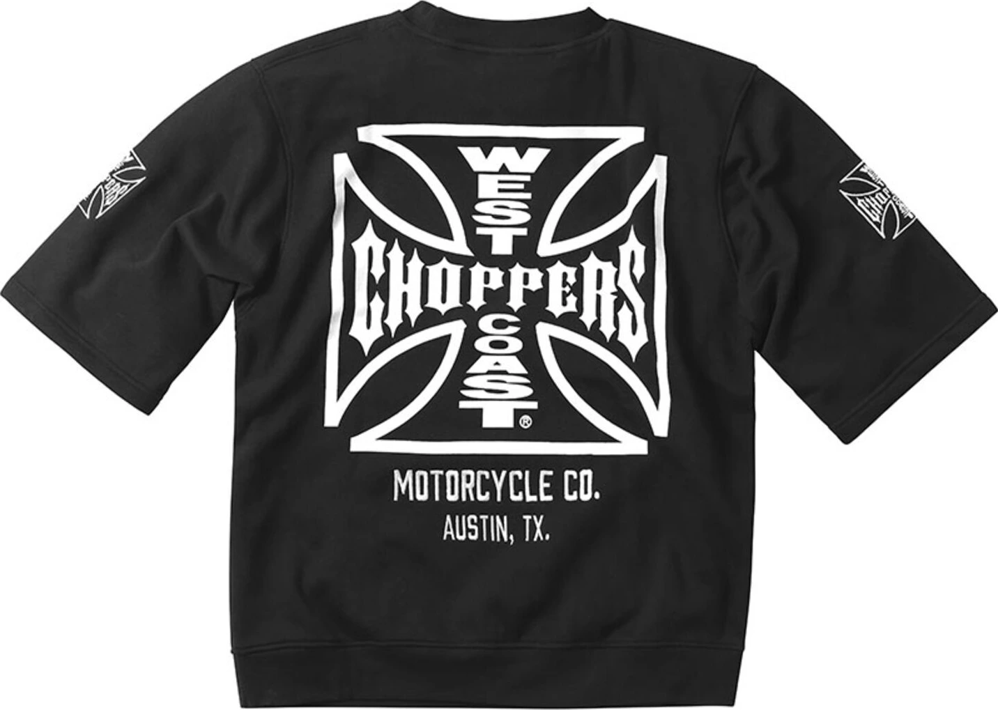 WCC CFL Motorcycle Co. sweat, Black, S