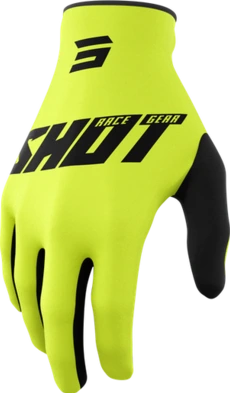 SHOT Gloves Burst Neon Yellow, 13