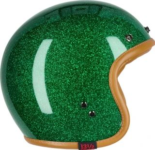 13 1/2 Skull bucket helmet Lucky clover