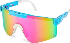 AMOQ Comet Sunglasses Light Blue Splash - Rose Mirror