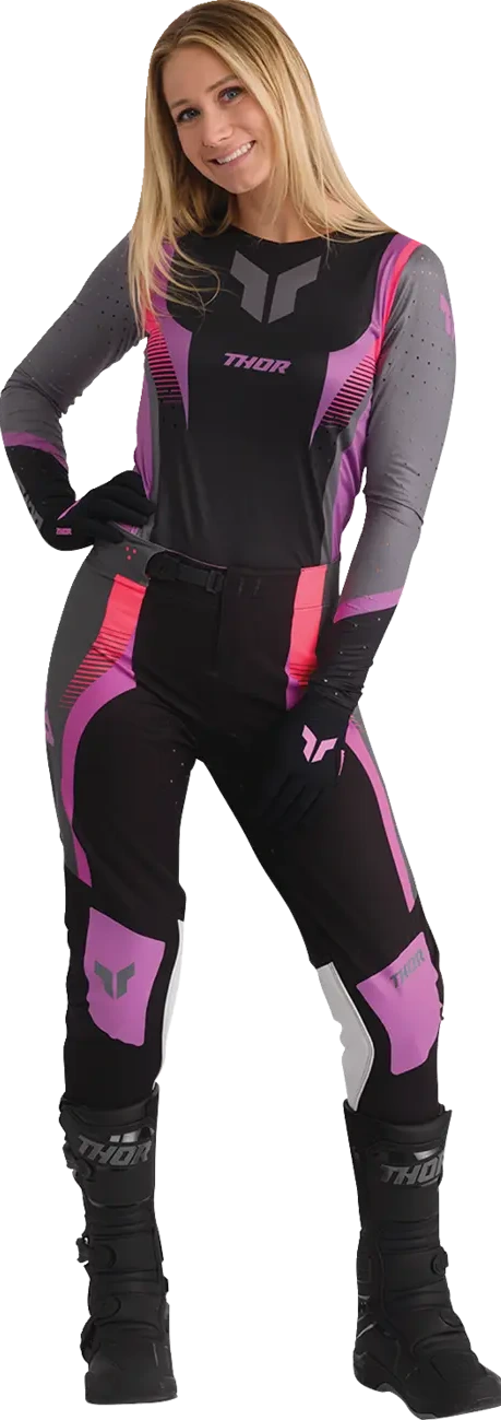 JERSEY WMN SPORTMODE VELOCITY BLK/ORC M