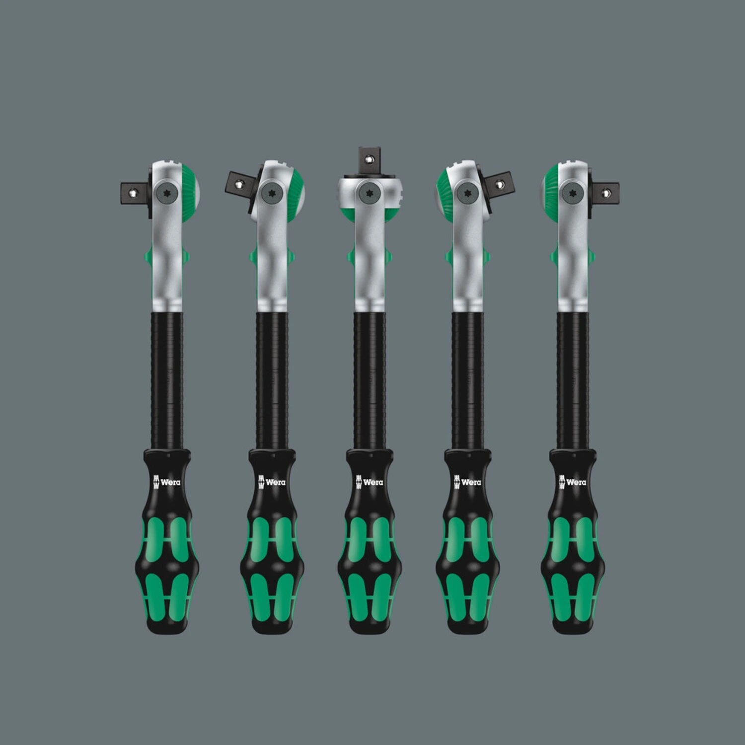 Wera Zyklop speed ratchet 1/4" drive, Green, 152 mm