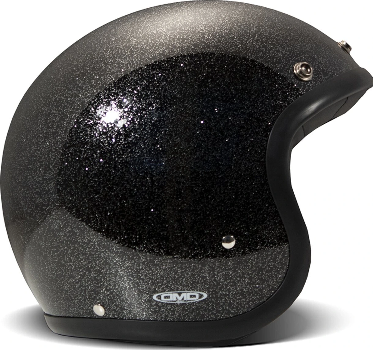 DMD Retro helmet, glitter Black, Black, XS, Metal Flake