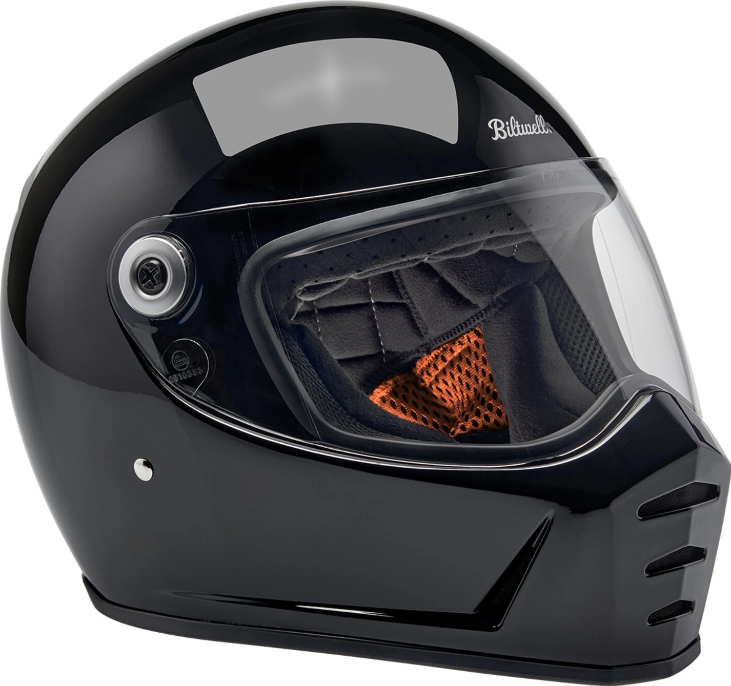 Biltwell Lane Splitter helmet, Black, 2XL, Gloss