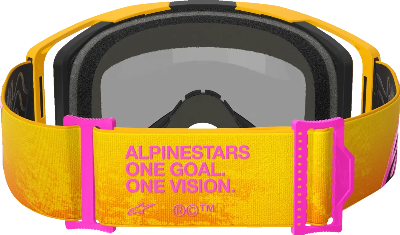 GOGGLE VISION 8 CORP ORG/YLW/PINK MIRROR-GOLD