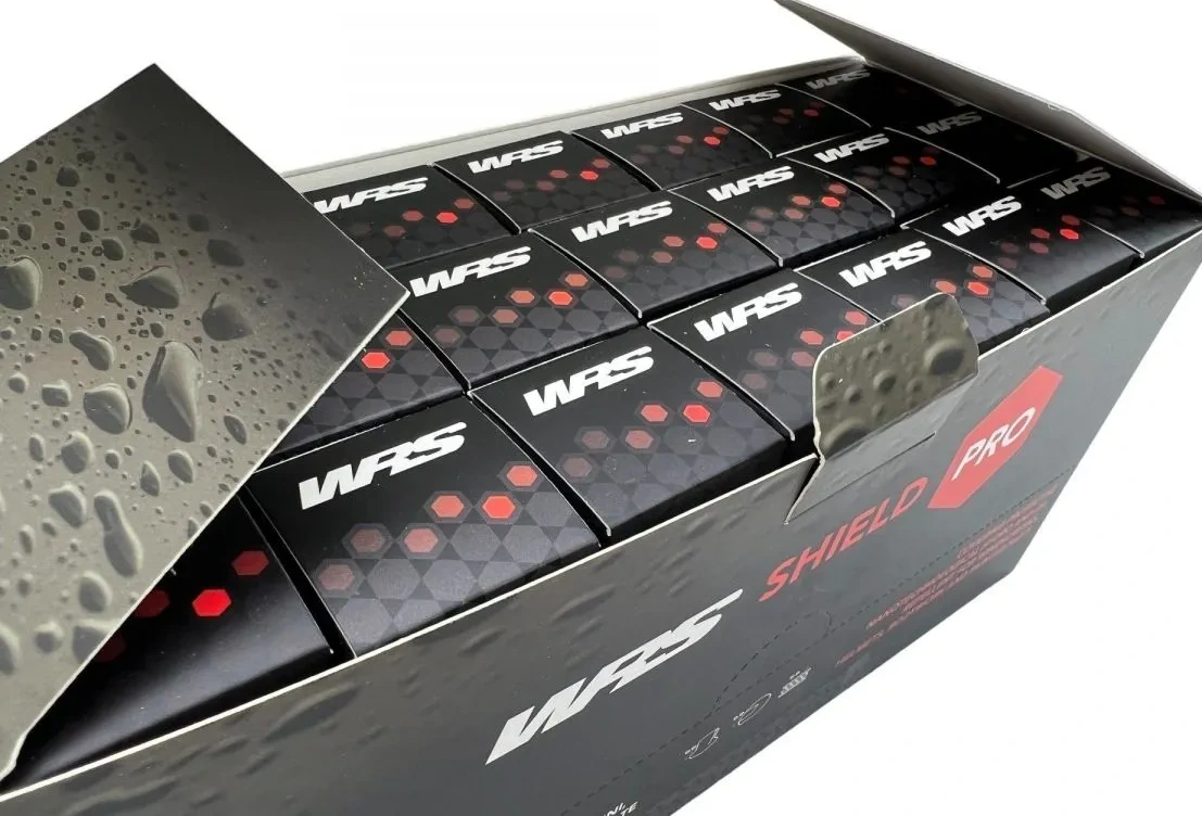 Tuuleklaasi puhastusvahend WRS SHIELD PRO, 21 tk pakend koos vitriiniga