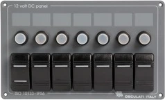 7 switches horizontal panel
