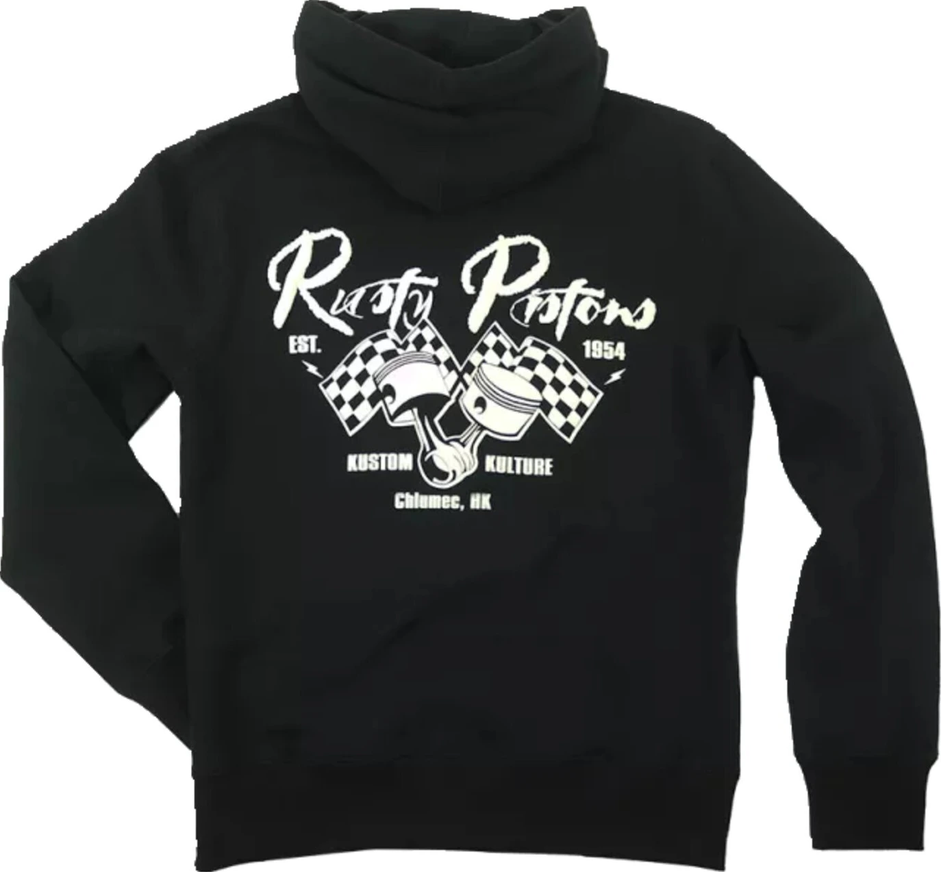 Rusty Pistons Riggins zip hoodie, Black, XL