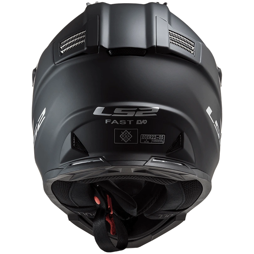 LS2 MX437 FAST EVO helmet - L, Matt Black
