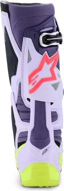 Alpinestars Boot Vented Tech 10 Purple/Fluo Yellow/Pink, 42