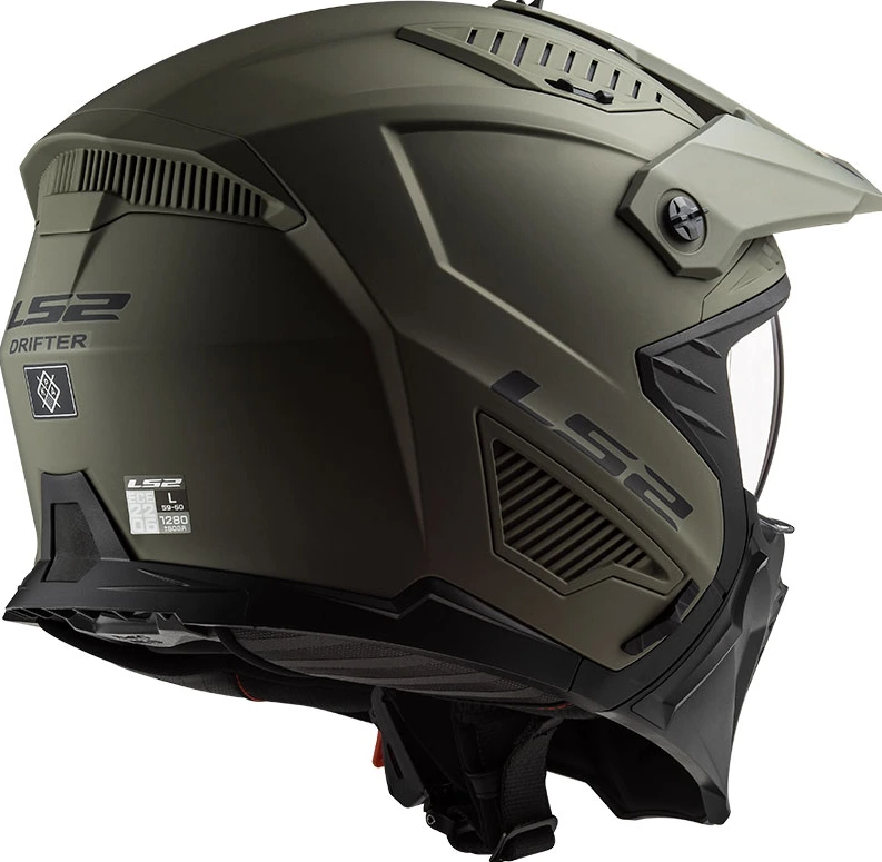 LS2 OF606 DRIFTER Solid helmet - Matt Sand, M