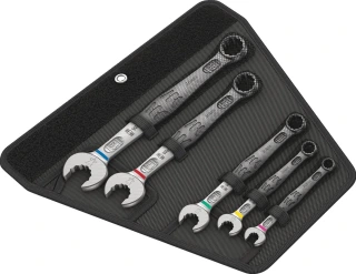 Wera wrench open/box end set 5-pc Joker 6003 series metric