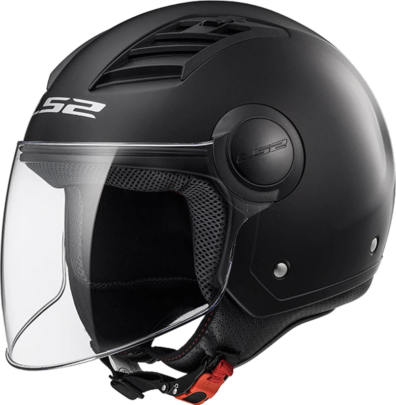LS2 OF562 AIRFLOW LONG helmet - Gloss Black, XS