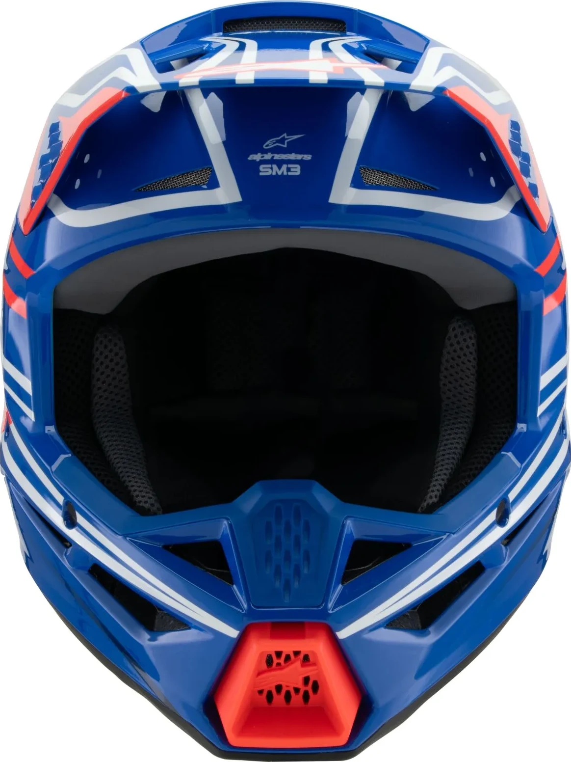 HELMET YTH SM3 WURX BLUE/RED/WT/BK YS