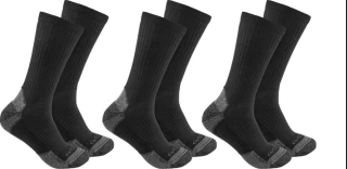 Carhartt Cotton Blend Crew Sock 3 Pack