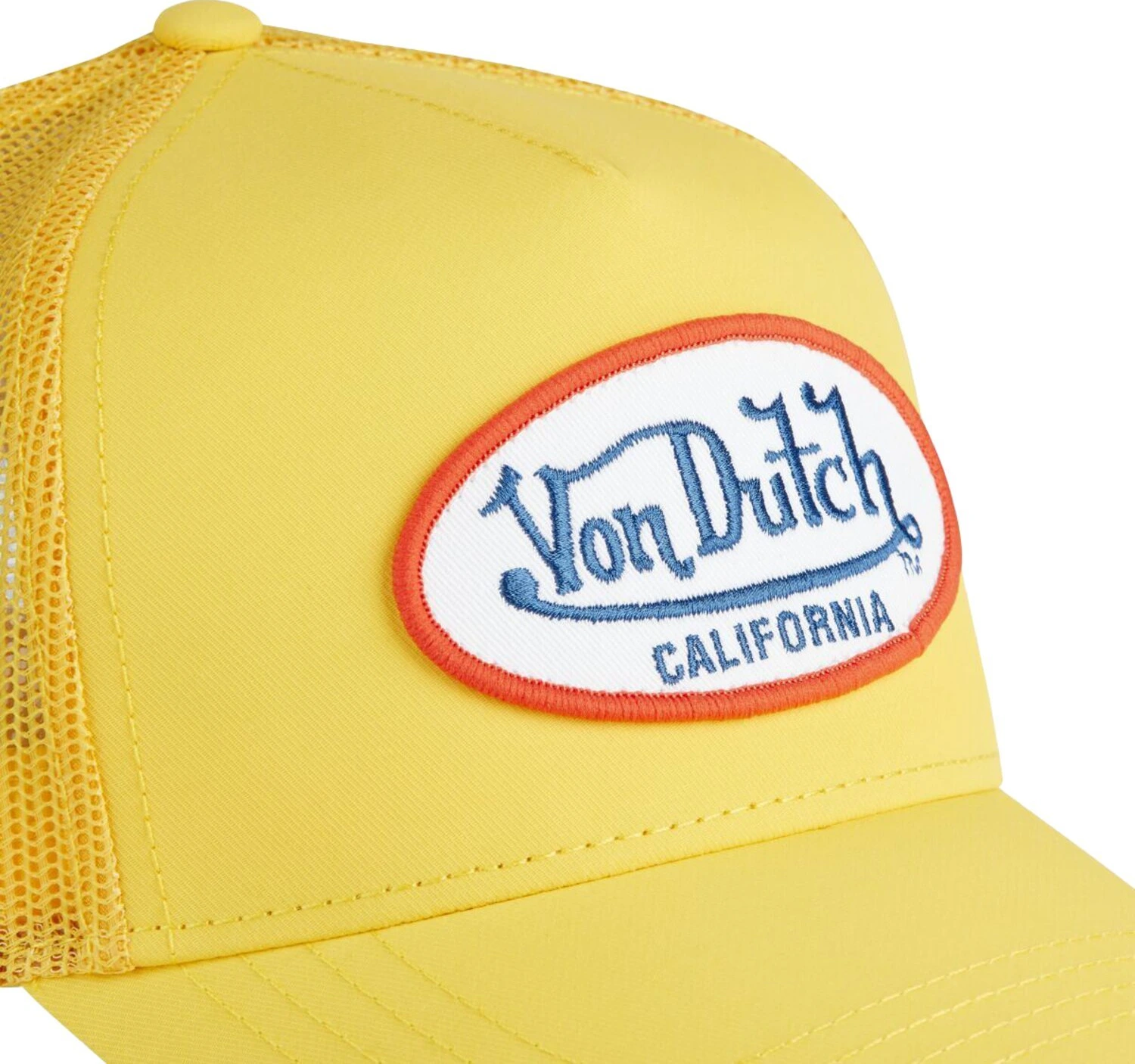 Von Dutch Trucker mesh cap, Yellow