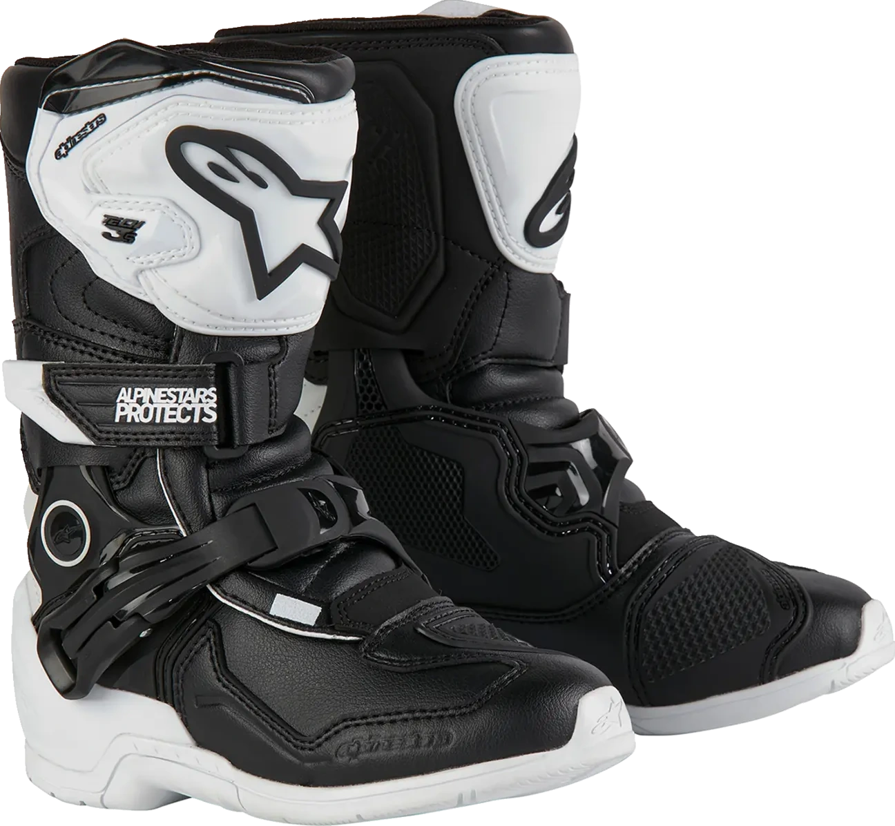 BOOT T3S KIDS WHT/BLK 10