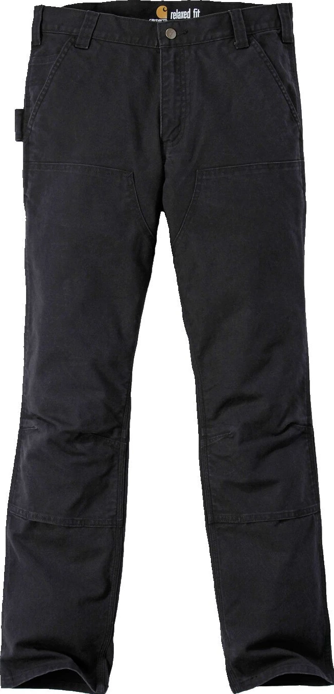 Carhartt work pants stretch duck double front, Black, 30/32
